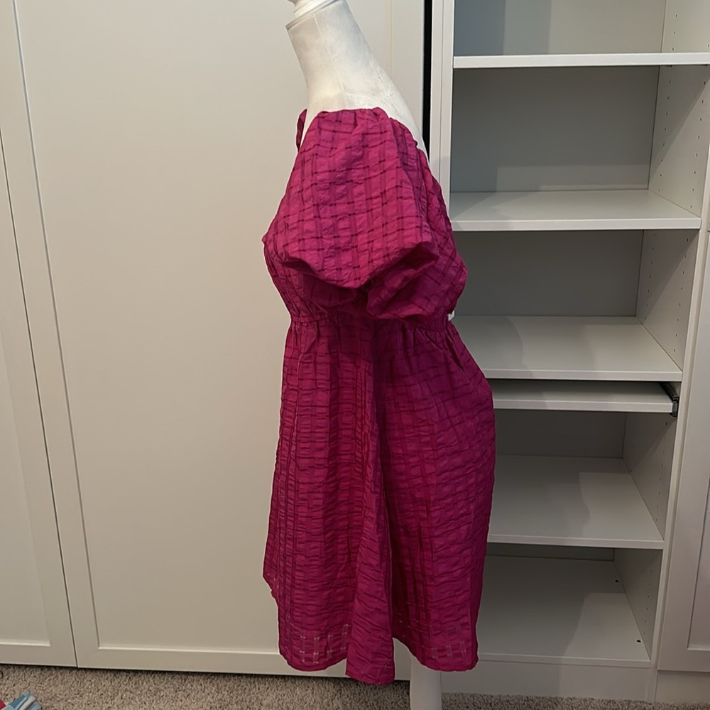 NWT Day+ Moon Puff Sleeve Dress Sz - Picture 3 of 4